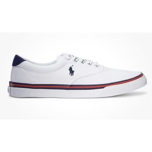 POLO RALPH LAUREN THORTON CANVAS LACE UP SNEAKERS
